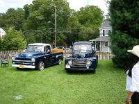 P1000867 Dodge Pickup 1957, Ford Pickup 1949